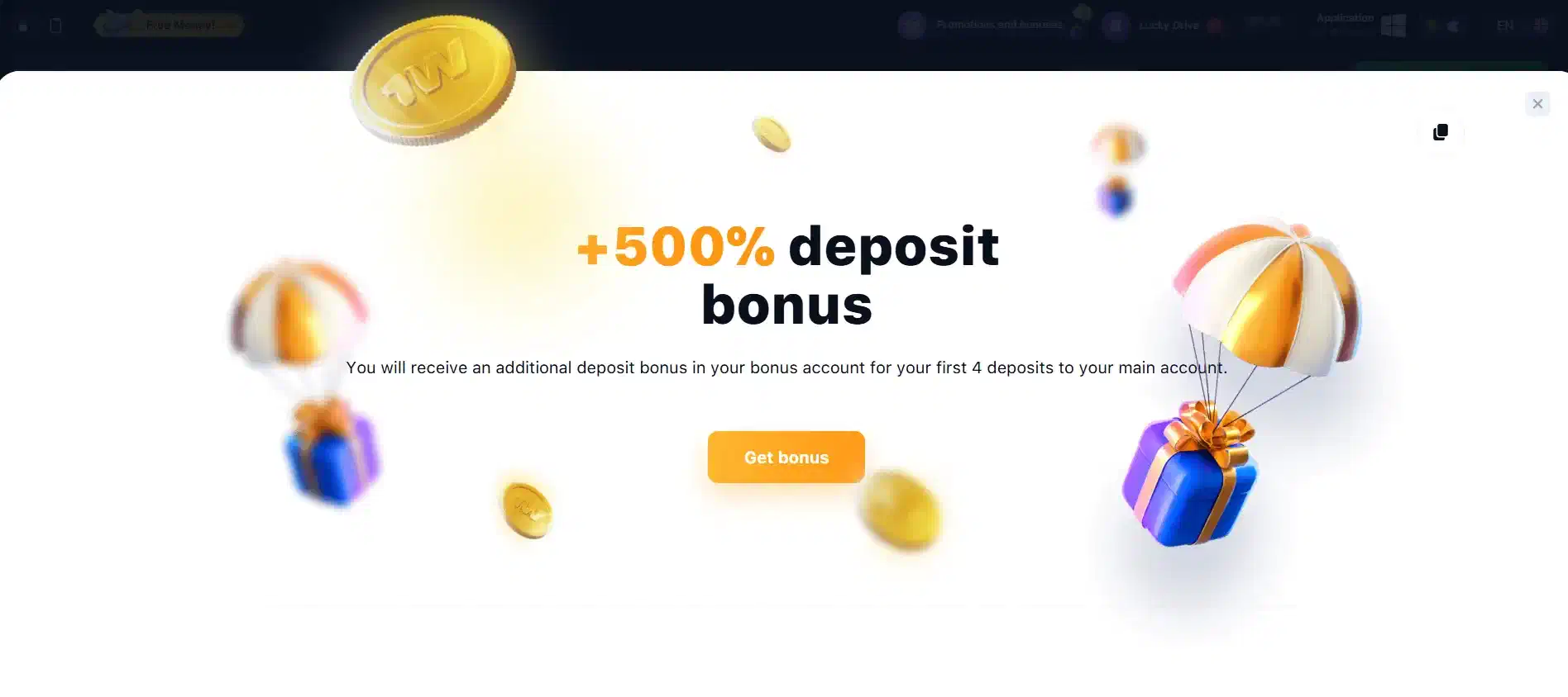 1win sign up bonus Malaysia