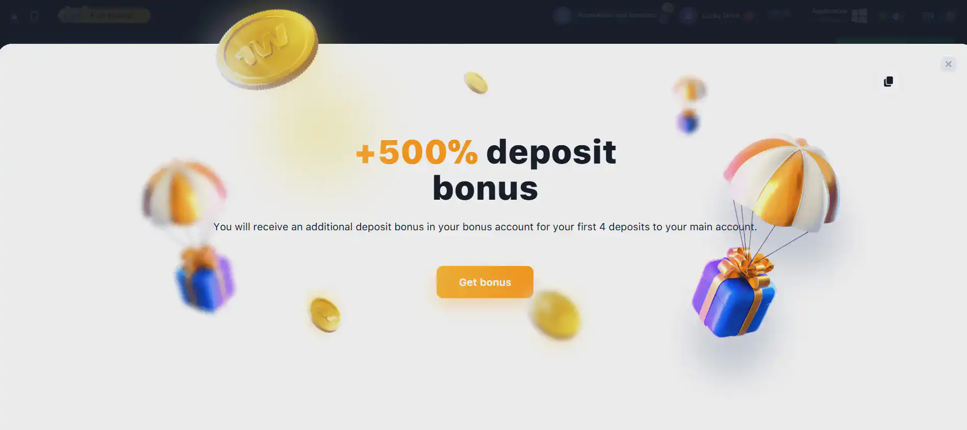 1win sign up bonus Malaysia