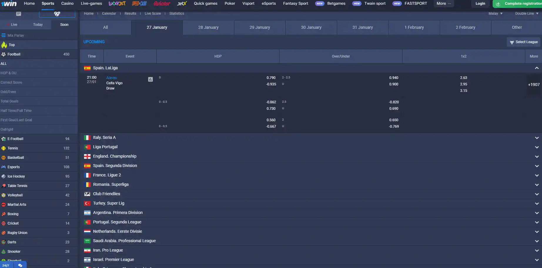 1win Casino sports betting