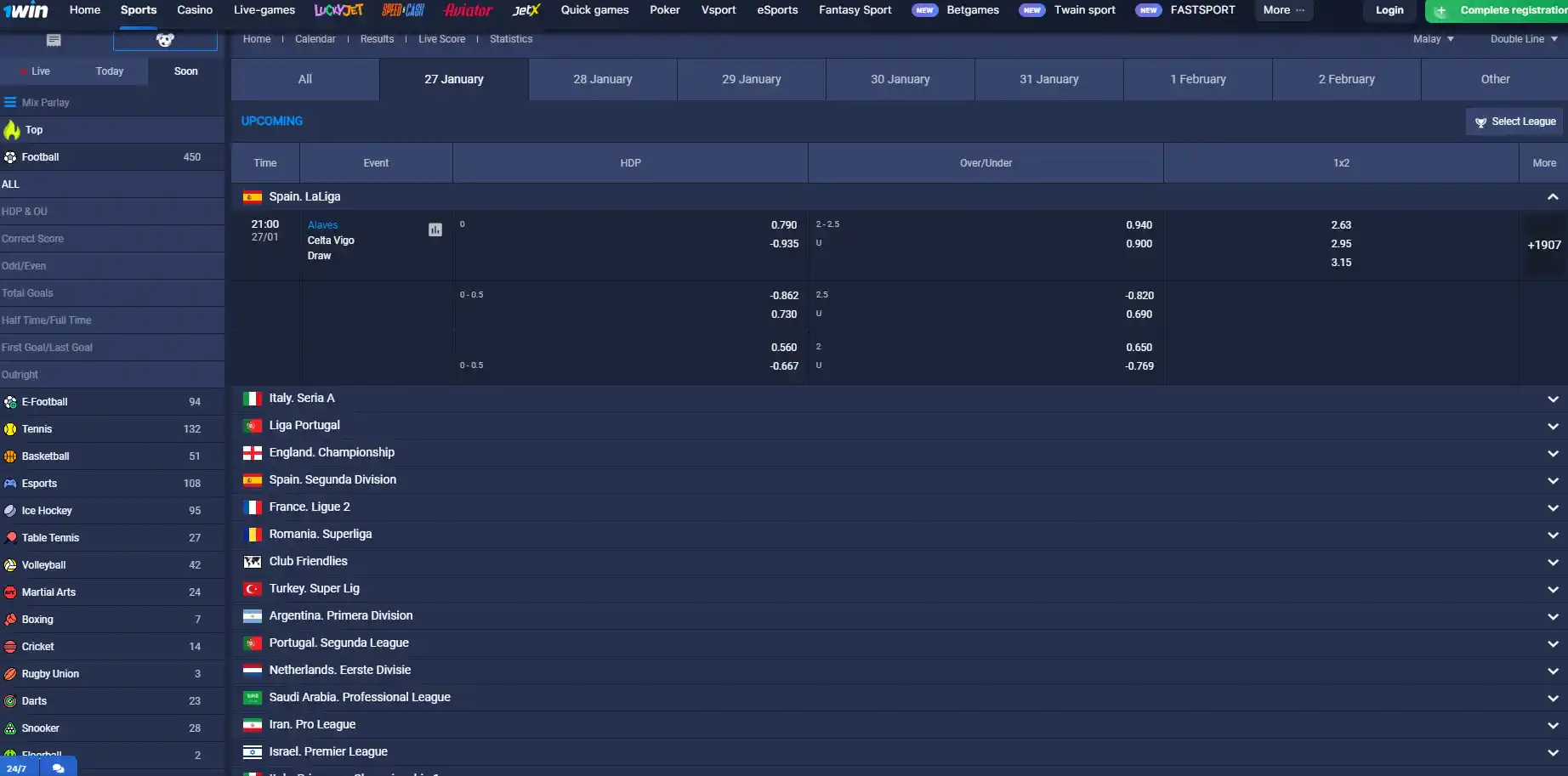 1win Casino sports betting